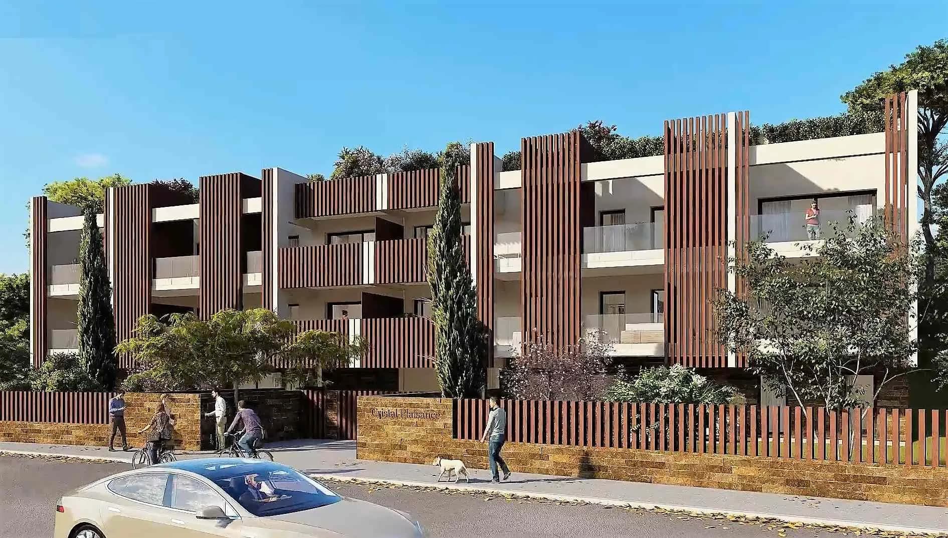 Entrée de la résidence Cristal Plaisance — Athaner Immobilier